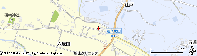 愛知県豊田市迫町（イウナダ）周辺の地図