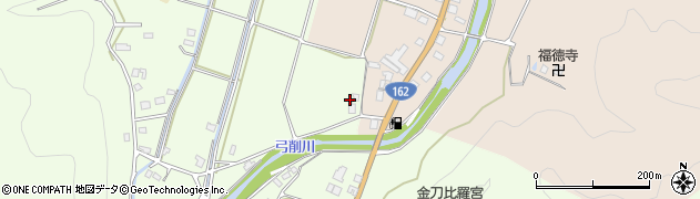 京都府京都市右京区京北下弓削町欠口7周辺の地図