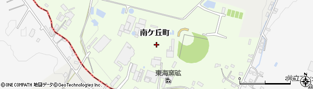 愛知県瀬戸市南ケ丘町周辺の地図
