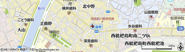 柳田美容室周辺の地図
