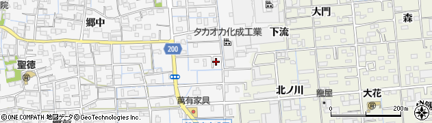 愛知県あま市甚目寺流137周辺の地図