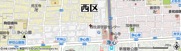 名古屋市役所　緑政土木局浄心自転車駐車場管理事務所周辺の地図