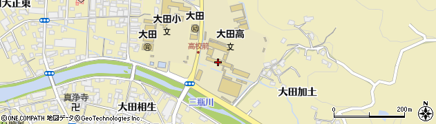 島根県立大田高等学校周辺の地図