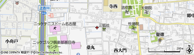 愛知県あま市甚目寺（茶之木田）周辺の地図