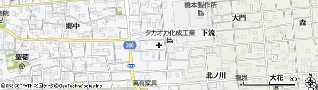 愛知県あま市甚目寺流123周辺の地図