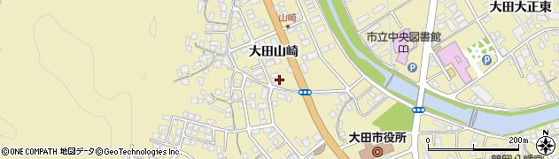 島根県大田市大田町大田山崎周辺の地図