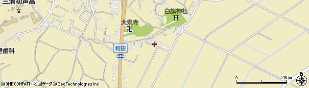 神奈川県三浦市初声町和田2536周辺の地図