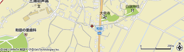 神奈川県三浦市初声町和田2592周辺の地図