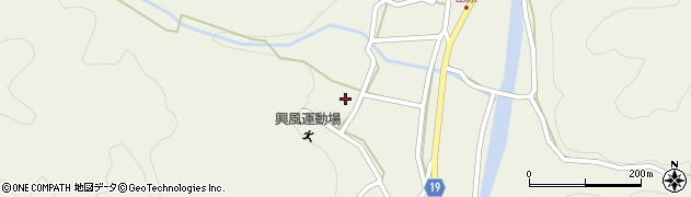 京都府南丹市日吉町田原（当多治）周辺の地図