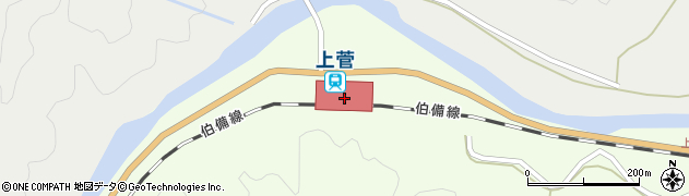 上菅駅周辺の地図