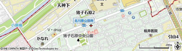 劉家 西安刀削麺 名東店周辺の地図