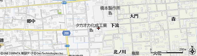 愛知県あま市甚目寺流10周辺の地図