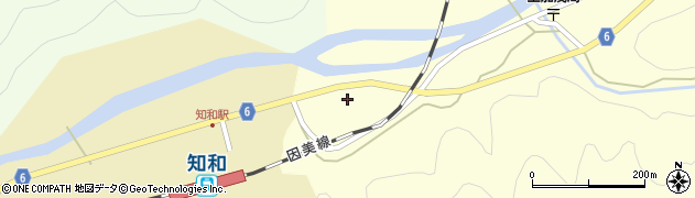 岡山県津山市加茂町知和71周辺の地図