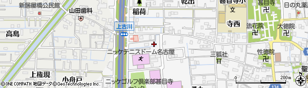 愛知県あま市甚目寺権現3周辺の地図