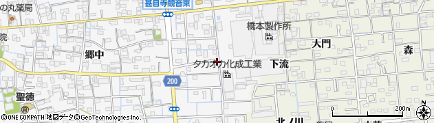 愛知県あま市甚目寺流117周辺の地図