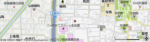 愛知県あま市甚目寺権現17周辺の地図