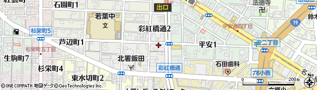 愛知県名古屋市北区彩紅橋通周辺の地図