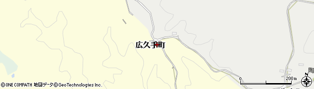 愛知県瀬戸市広久手町周辺の地図