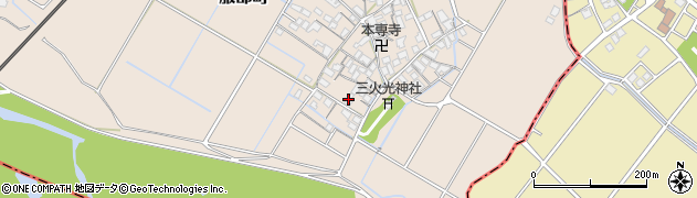 滋賀県彦根市服部町206周辺の地図