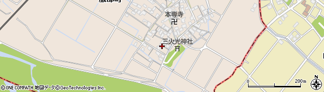 滋賀県彦根市服部町210周辺の地図