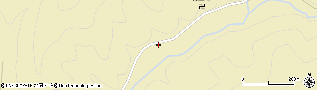 京都府南丹市日吉町生畑（月元）周辺の地図