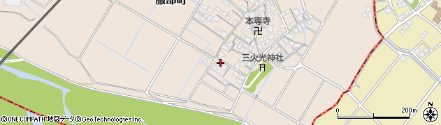 滋賀県彦根市服部町234周辺の地図