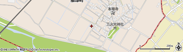滋賀県彦根市服部町1366周辺の地図