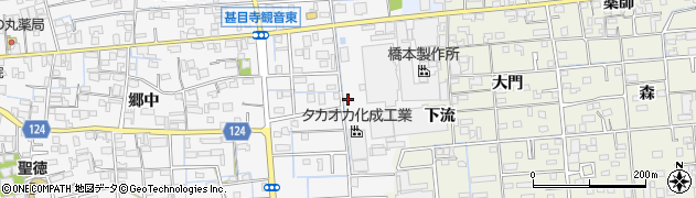 愛知県あま市甚目寺（流）周辺の地図