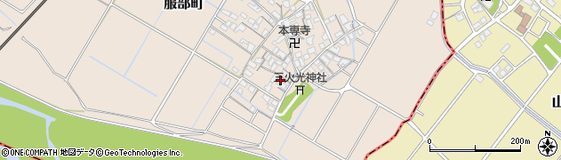 滋賀県彦根市服部町213周辺の地図