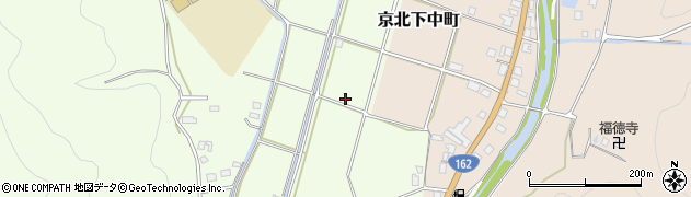 京都府京都市右京区京北下弓削町町田周辺の地図