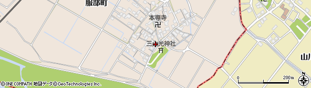 滋賀県彦根市服部町215周辺の地図