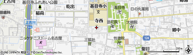 愛知県あま市甚目寺寺西54周辺の地図