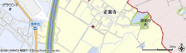 滋賀県甲良町（犬上郡）正楽寺周辺の地図
