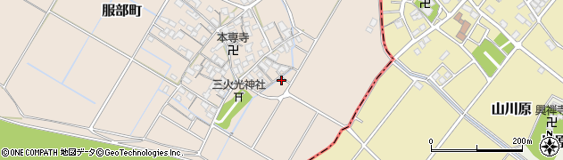 滋賀県彦根市服部町1127周辺の地図
