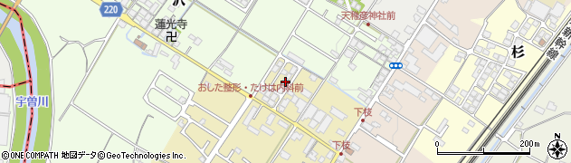 滋賀県犬上郡豊郷町下枝18周辺の地図