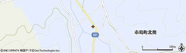 兵庫県丹波市市島町北奥691周辺の地図