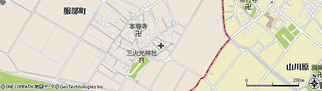 滋賀県彦根市服部町321周辺の地図