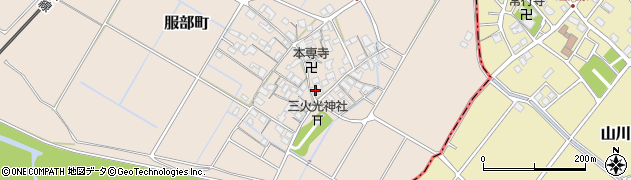 滋賀県彦根市服部町314周辺の地図