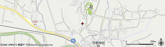 京都府南丹市日吉町胡麻（法尺谷）周辺の地図