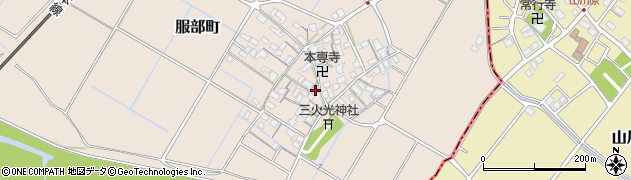 滋賀県彦根市服部町311周辺の地図
