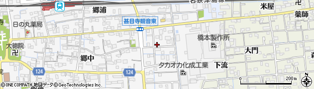愛知県あま市甚目寺流24周辺の地図