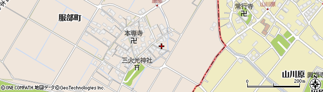 滋賀県彦根市服部町325周辺の地図