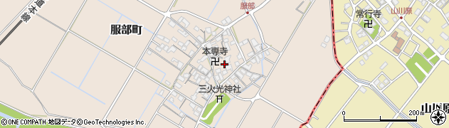 滋賀県彦根市服部町333周辺の地図