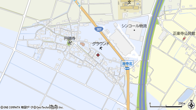 〒522-0254 滋賀県犬上郡甲良町池寺の地図