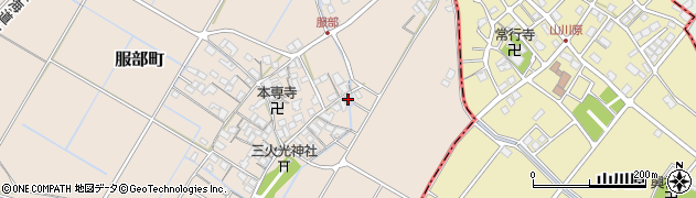 滋賀県彦根市服部町355周辺の地図
