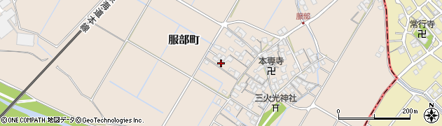 滋賀県彦根市服部町248周辺の地図