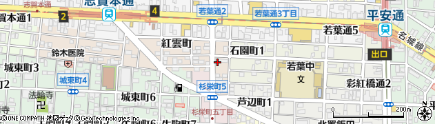 愛知県名古屋市北区紅雲町46周辺の地図