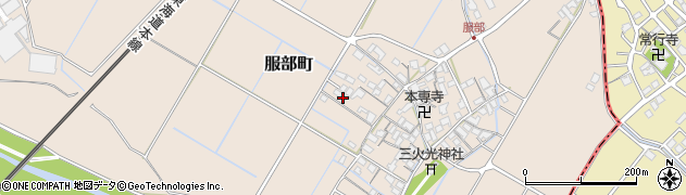 滋賀県彦根市服部町249周辺の地図