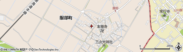 滋賀県彦根市服部町291周辺の地図