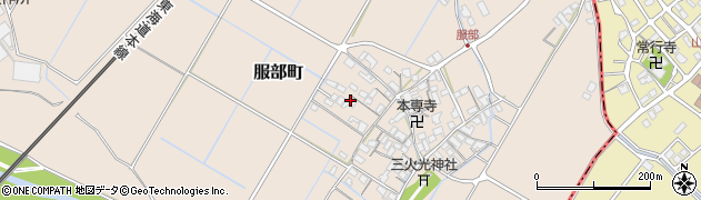 滋賀県彦根市服部町259周辺の地図